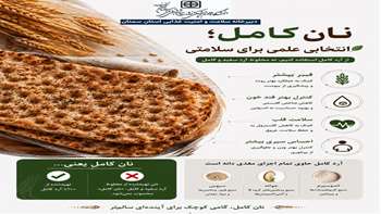 نان کامل؛ انتخابی هوشمندانه برای تغذیه سالم